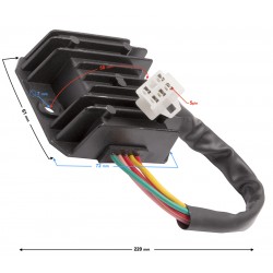 Voltage regulator for Hyper 125 motorcycle