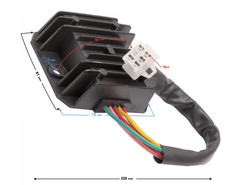 Voltage regulator for Hyper 125 motorcycle