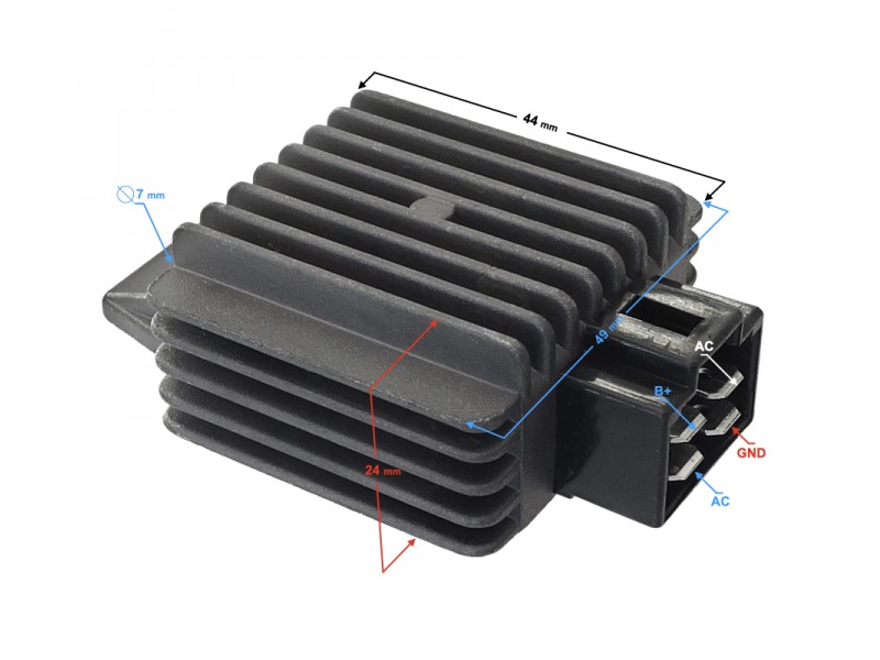Voltage regulator for Fighter 2 moped
