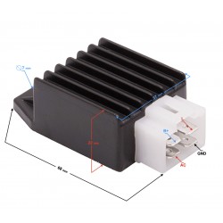 Voltage regulator for Ranger Classic moped