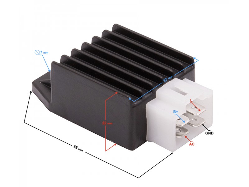 Voltage regulator for Ranger Classic moped