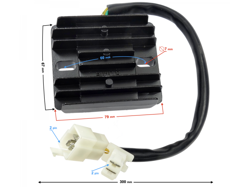 Voltage regulator for Classic 125, injection