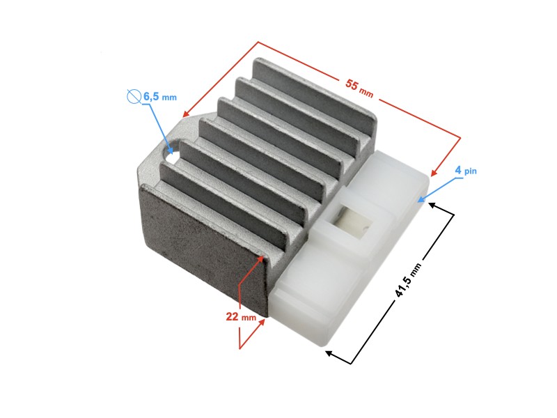 Voltage regulator 4T Challenger Yiben scooter