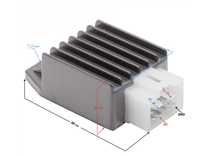 Voltage regulator 4T scooter