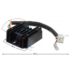 Voltage regulator for Fighter Euro 4 moped