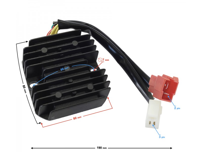 Voltage regulator Huragan/ 21/ Falcon 125cc, injection