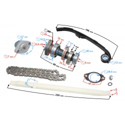 Timing gear for Blade 125 motorcycle