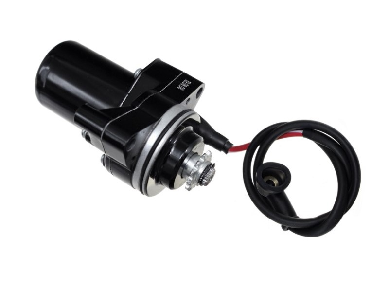 Starter for 50cc moped, 12/22 teeth, black