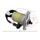 Starter Moretti for 4T 50cc scooter, 10 teeth