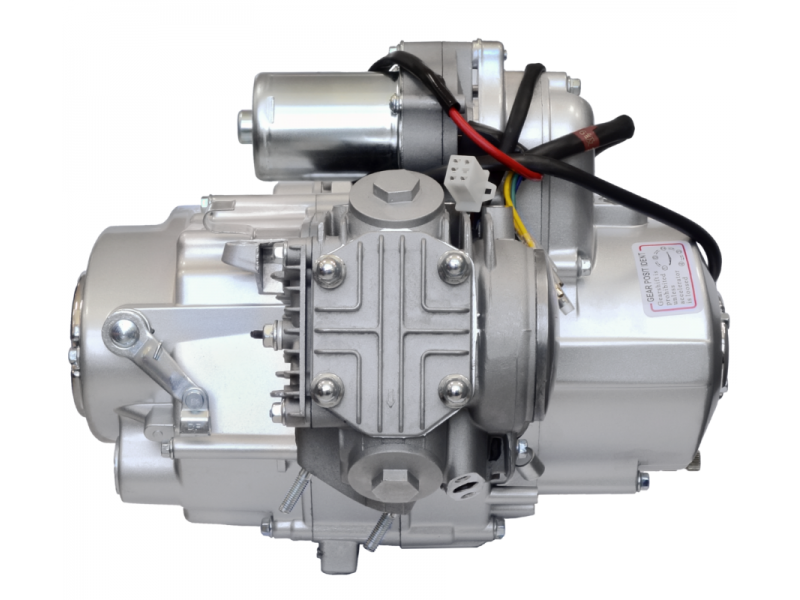 Horizontal engine 139FMB, 50cc 4T, 4 speed manual, silver