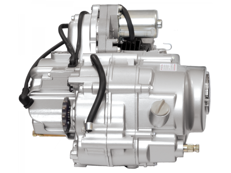 Horizontal engine 139FMB, 50cc 4T, 4 speed manual, silver