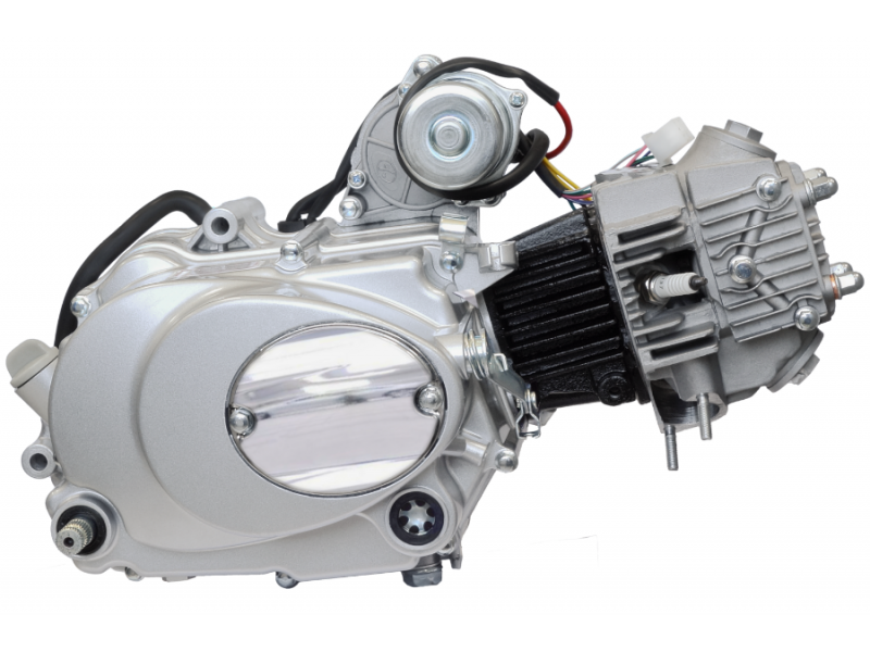 Horizontal engine 139FMB, 50cc 4T, 4 speed manual, silver