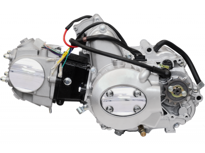 Horizontal engine 139FMB, 50cc 4T, 4 speed manual, silver