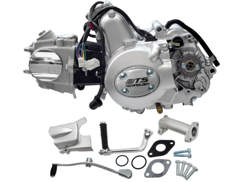 horizontal engine 139FMB, 70cc 4T, 4-speed manual, silver