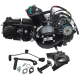 horizontal engine BTS 152FMH, 110cc, 4 speed, manual, black