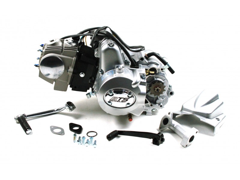 horizontal engine BTS 152FMH, 110cc, 4 speed, manual, silver