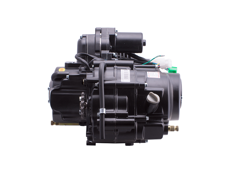 horizontal BTS engine 154FMI, 125cc 4T, 4 speed, manual, black