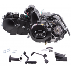 horizontal BTS engine 154FMI, 125cc 4T, 4 speed, manual, black