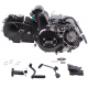 horizontal BTS engine 154FMI, 125cc 4T, 4 speed, manual, black