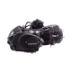 Horizontal Moretti engine 154 FMI, 125cc 4T , 4 speed, manual, black