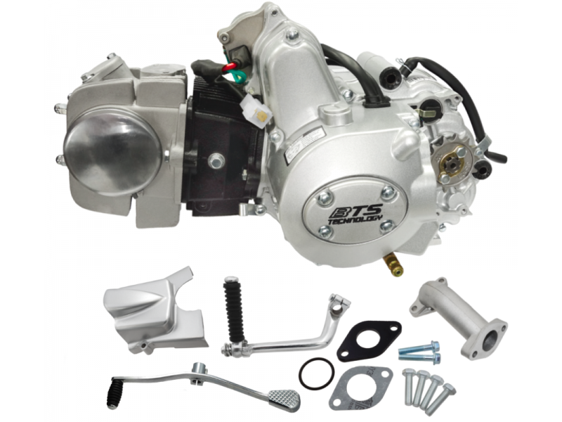 horizontal BTS engine 154FMH, 125cc 4T , 4 speed manual, silver horizontal BTS engine 154FMH, 125cc 4T , 4 speed manual, silver