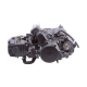 Liquid cooled 130cc engine with radiator