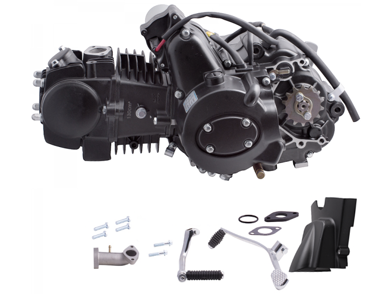 Air cooled horizontal engine 154FMI, 130cc 4T, 4 speed manual