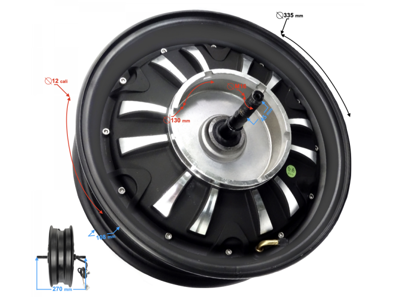Electric engine for E-Max scooter