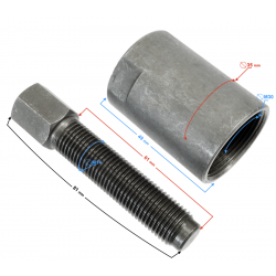 Magnetic wheel puller for 50cc 4T moped (right thread)