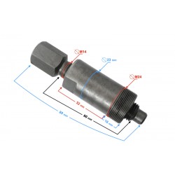 Magnetic wheel puller for 50cc 4T moped (right thread)