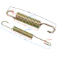 Side support spring for Classic 125 motorcycle