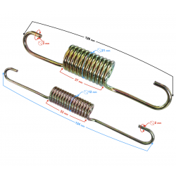Central support spring for Classic 125 motorcycle
