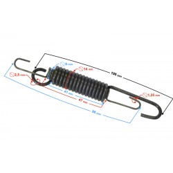 Side support spring for B-Max scooter