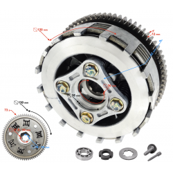 Clutch for Hyper 125 motorcycle
