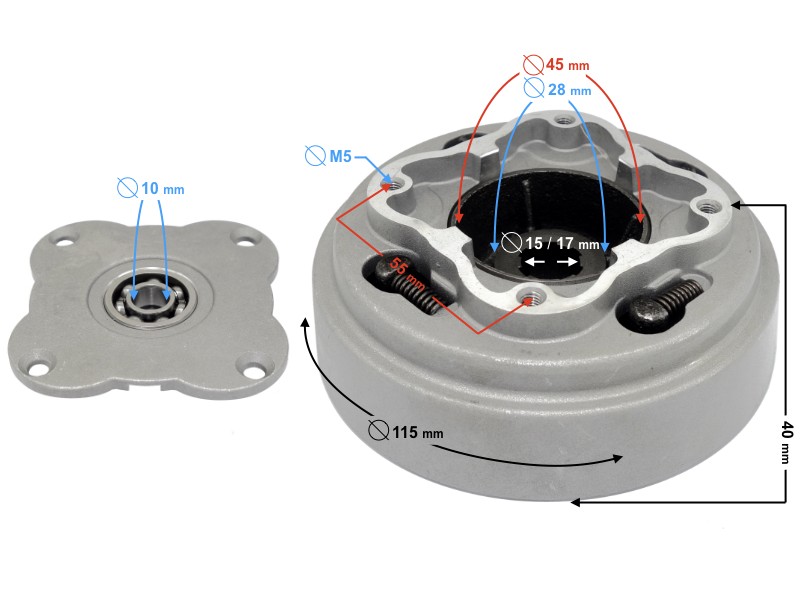 Clutch for Fighter moped