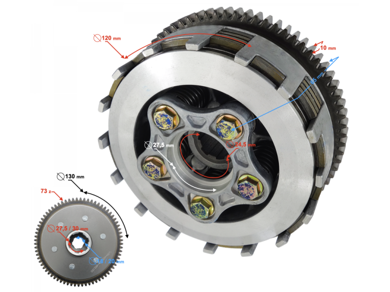Clutch for Classic 125 motorcycle