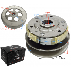 Clutch for 2T Falcon scooter