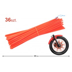 Spoke band red (36 pcs.)
