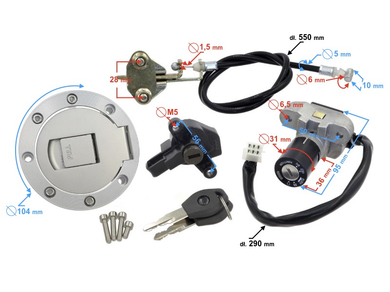 Ignition switch for FR 2 moped