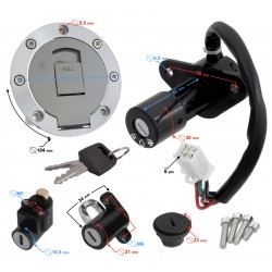 Ignition switch for Fighter 2 moped