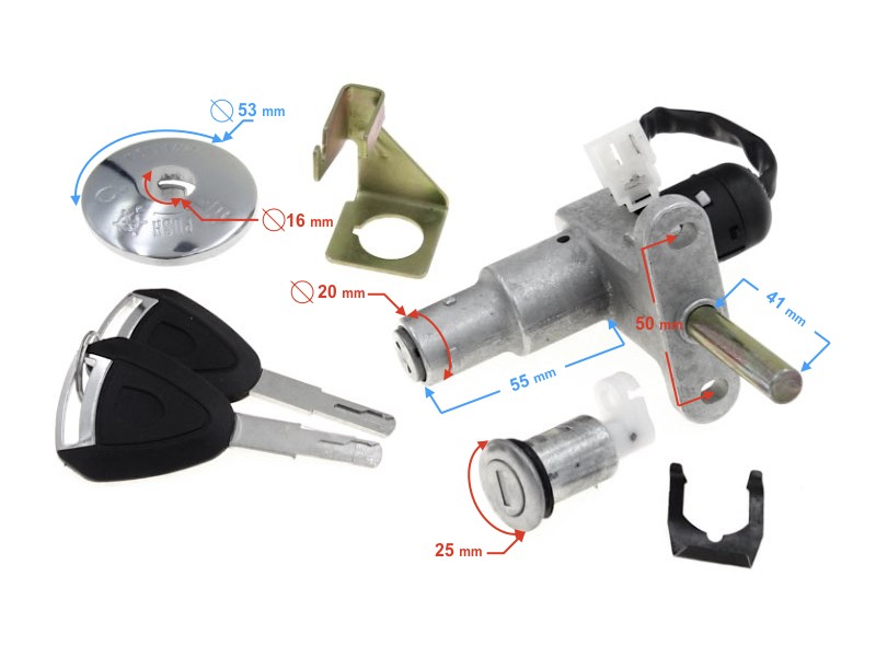 Ignition switch for E-Max scooter