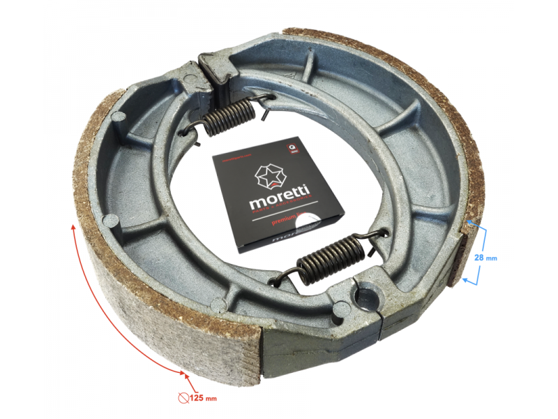 Rear Brake shoes for Fighter 2 moped