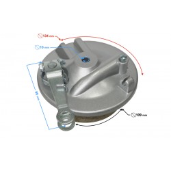 Front Brake shoes for Ranger Classic moped with mouting Front Brake shoes for Ranger Classic moped with mouting