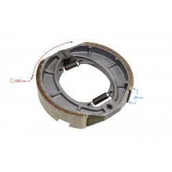 Rear brake shoes for Sprint moped