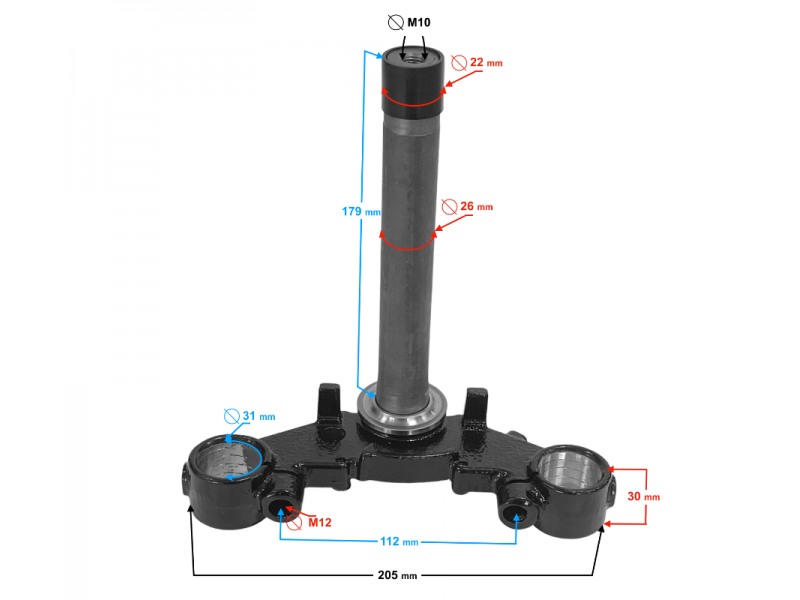 Seatpost for Fighter 2 moped