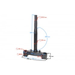 Seatpost for Galcon 125 2 scooter