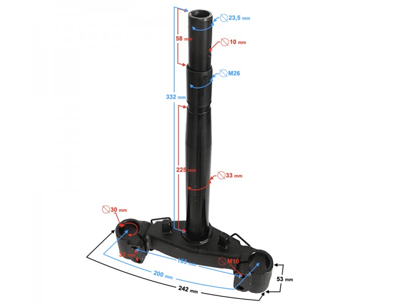 Seatpost for Falcon 2 scooter