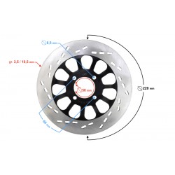 Brake disc for Fighter 2 moped