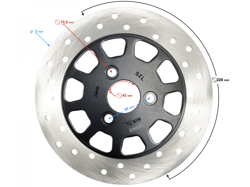 Brake disc for E-Max scooter