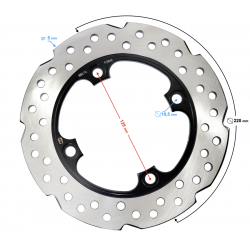 Rear brake disc GT 125